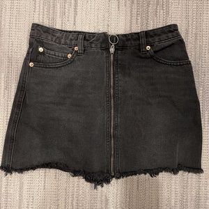 Black Denim Skirt!